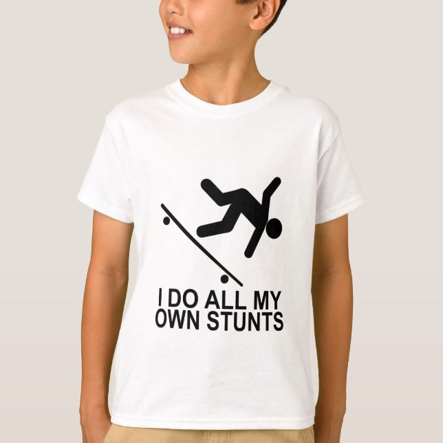 Camiseta Hago todos mis propios trucos 2 (Anverso)