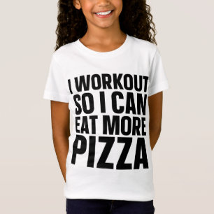 Camiseta Hago Trabajo Para Comer Más Gimnasio De Queso De P