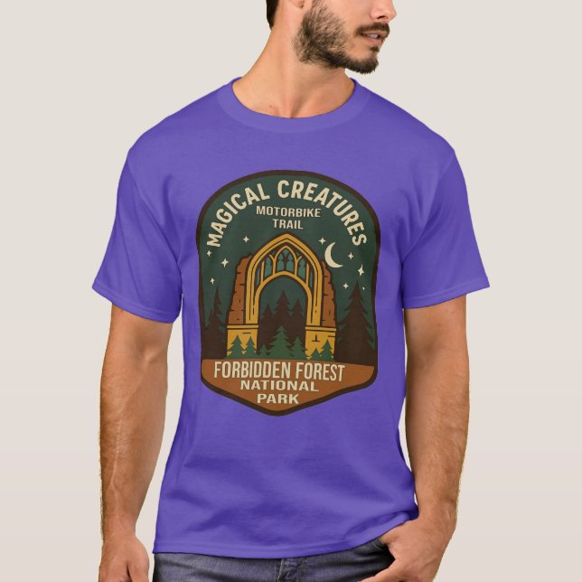 Camiseta Hagrids Magical Creatures Motorbike Adventure Patc (Anverso)