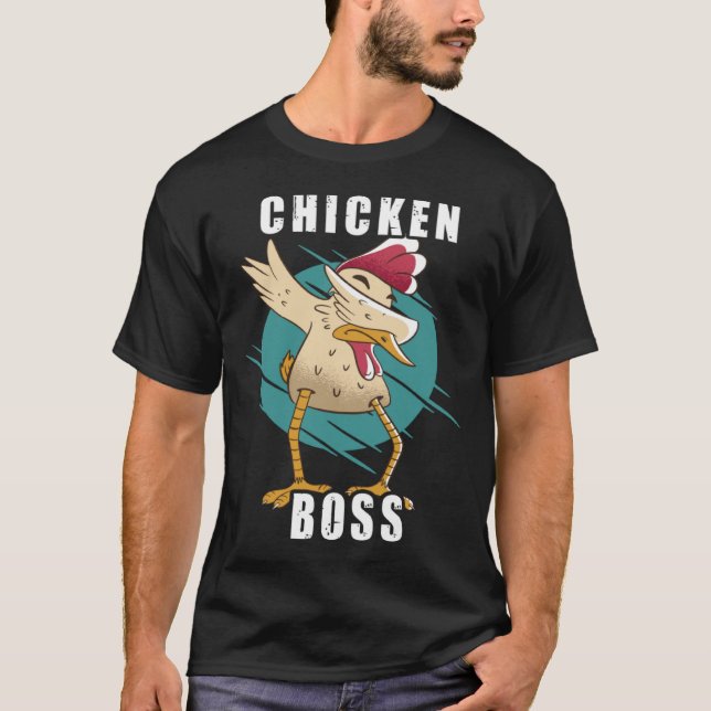 Camiseta Hahn für Landwirt oder Bauer (Anverso)