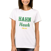 Camiseta Hahn Hawk High School Alemania, Oro Verde