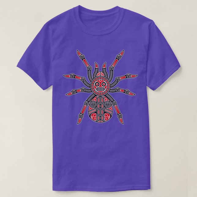 Camiseta Haida Spider American Indian Native America Indige (Diseño del anverso)