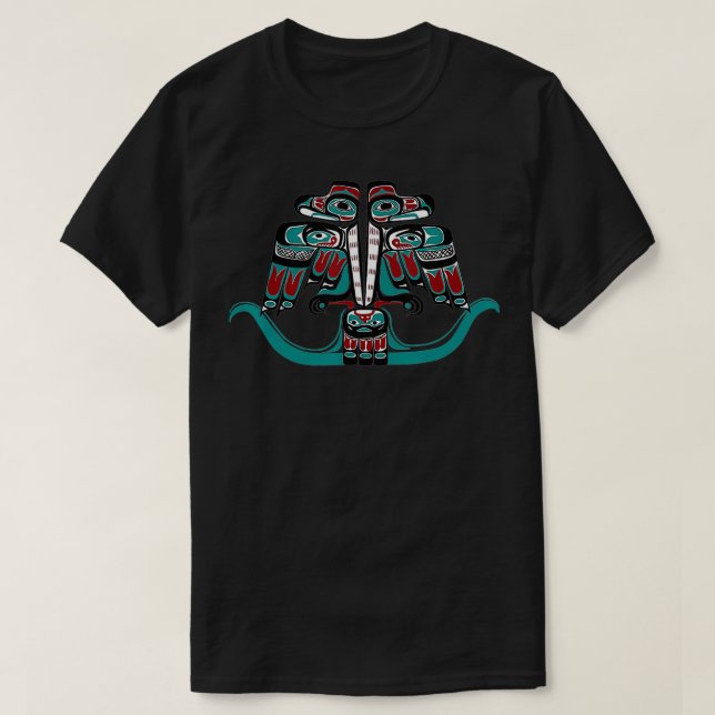 Camiseta Haida Tlingit Thunderbird (Diseño del anverso)