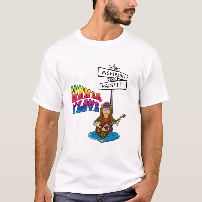 Camiseta Haight Ashbury verano de amor (Anverso)