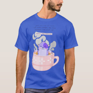 Camiseta Haiku el hámster no mi copa de té