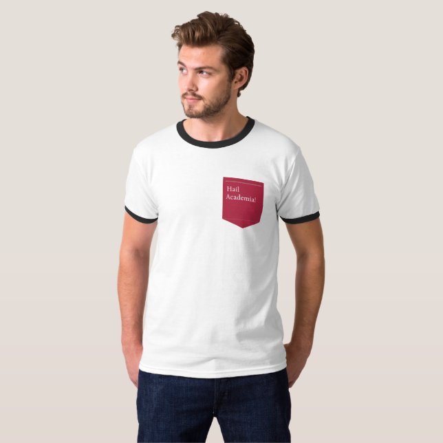 Camiseta Hail Academia Ringer (Anverso completo)