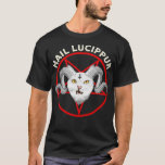 Camiseta Hail Lucipurr  Funny Satanic Cat Pun Pullover<br><div class="desc">Hail Lucipurr Funny Satanic Cat Pun Pullover .funny, quotes, cool, jokes, quote, crazy, fun, hipster, humor, humour, slogan, slogans, ali, animal, anime, arguing, army, attitude, bacteria, bald, bald bodybuilder, bald man, bee, beer, ben, ben franklin, best, best friends, birthday gift, birthday present, bodybuilder, bodybuilding, bookish, books and coffee, bookworm, burial...</div>