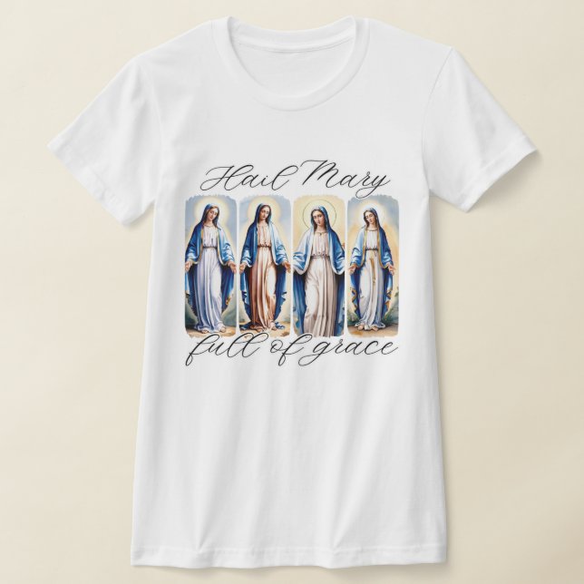 Camiseta Hail Mary Cepa de agua católica (Distribución)
