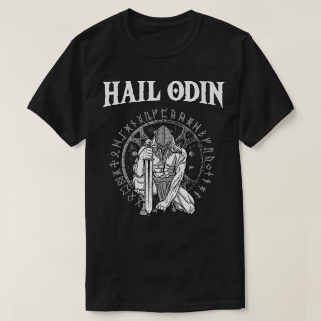 Camiseta Hail Odin Viking Valhalla 2 (Diseño del anverso)