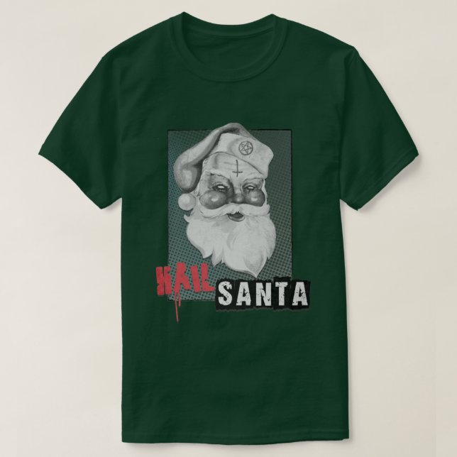 CAMISETA HAIL SANTA (Diseño del anverso)