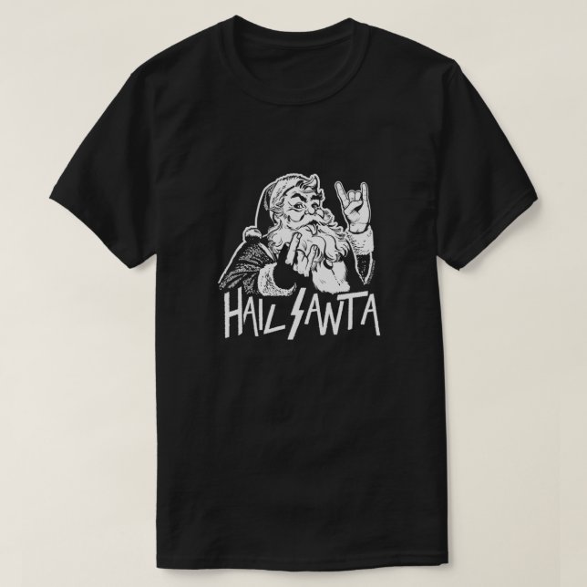 Camiseta Hail Santa Relaja Fit (Diseño del anverso)