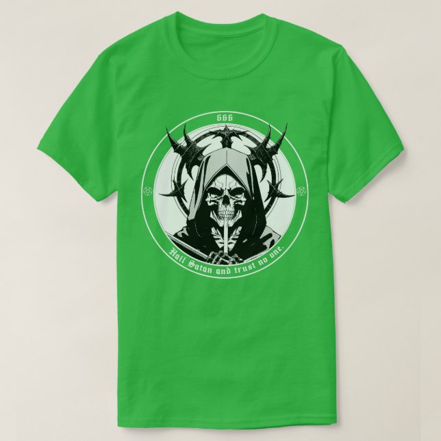 Camiseta Hail Satanart (Diseño del anverso)