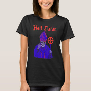 Camiseta Hail Satanic Vintage Horror Church Devil Men