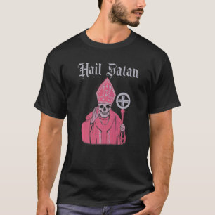Camiseta Hail Satanic Vintage Horror Church Devil Men