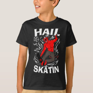 Camiseta Hail Skatin Oculto Satanico Pentagrama 666 Satan S