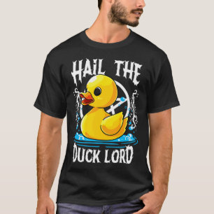 Camiseta Hail the Duck Lord Pun Meme Men Funny Hallow