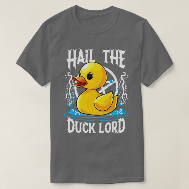 Camiseta Hail the Duck Lord Pun Meme Men Funny Hallow (Diseño del anverso)