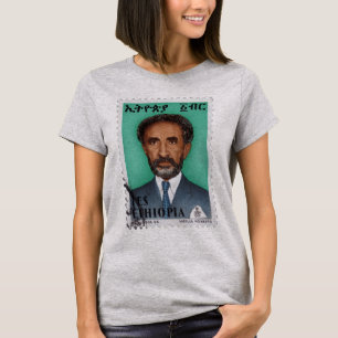Camiseta Haile Selassie imperio of Ethiopia Rastafari Shirt