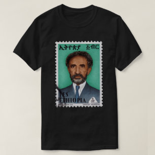 Camiseta Haile Selassie imperio of Ethiopia Rastafari Shirt