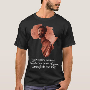 Camiseta Haile Selassie Jah Rastafari Rastafarian