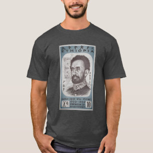 Camiseta Haile Selassie Jah Rastafari Reggae Rasta Raíces 