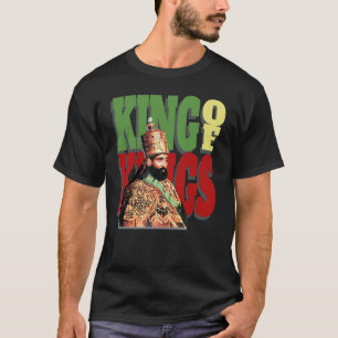 Camiseta Haile Selassie King Rastafarian