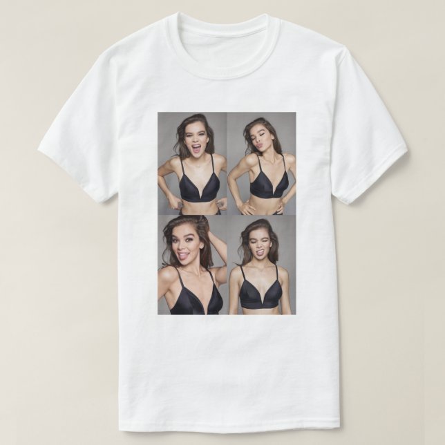 Camiseta Hailee Steinfeld (Diseño del anverso)