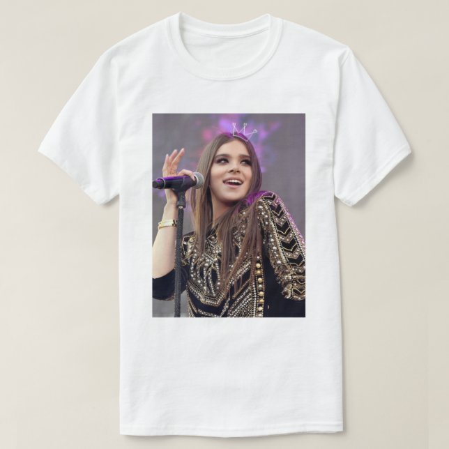 Camiseta Hailee Steinfeld (Diseño del anverso)