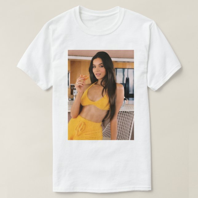 Camiseta Hailee Steinfeld Gift Para El Novio Hailee Steinfe (Diseño del anverso)