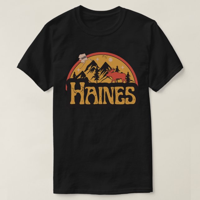 Camiseta Haines, Alaska (Diseño del anverso)