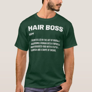Camiseta Hair Boss Cosplayer or Hairstylist