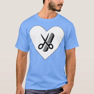 Camiseta Hair Comb Love Scissors Gift