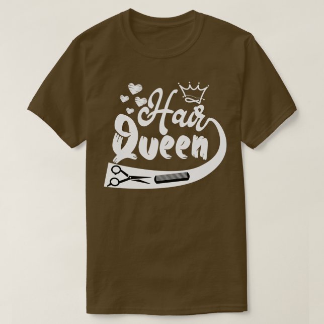 Camiseta Hair Queen (Diseño del anverso)
