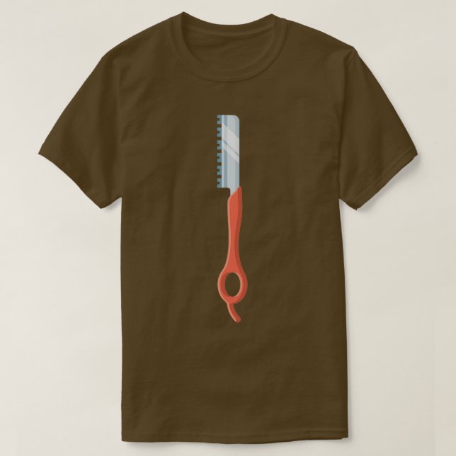 Camiseta Hair Razor 1 (Diseño del anverso)