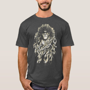 Camiseta Hair Scary Horror Zombie Swamp Monster Hallowe