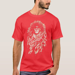 Camiseta Hair Scary Horror Zombie Swamp Monster Hallowe