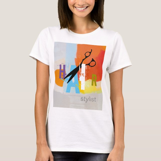 Camiseta Hair Stylist (Anverso)
