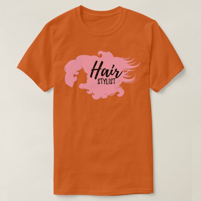 Camiseta Hair Stylist 3 (Diseño del anverso)