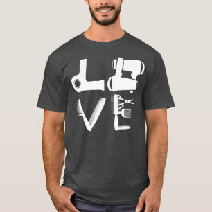 Camiseta Hair Stylist Hairstlye Haircut Para Barbacoas