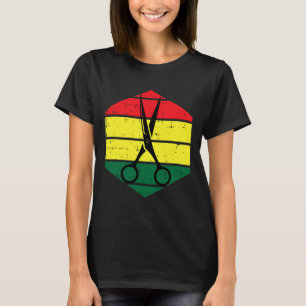 Camiseta Hair-stylist Junetdecis Blm Black History Hairdres