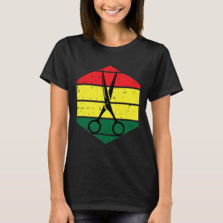Camiseta Hair-stylist Junetdecis Blm Black History Hairdres
