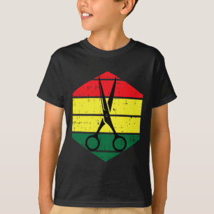 Camiseta Hair-stylist Junetdecis Blm Black History Hairdres