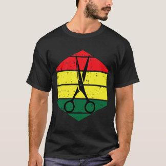 Camiseta Hair-stylist Junetdecis Blm Black History Hairdres