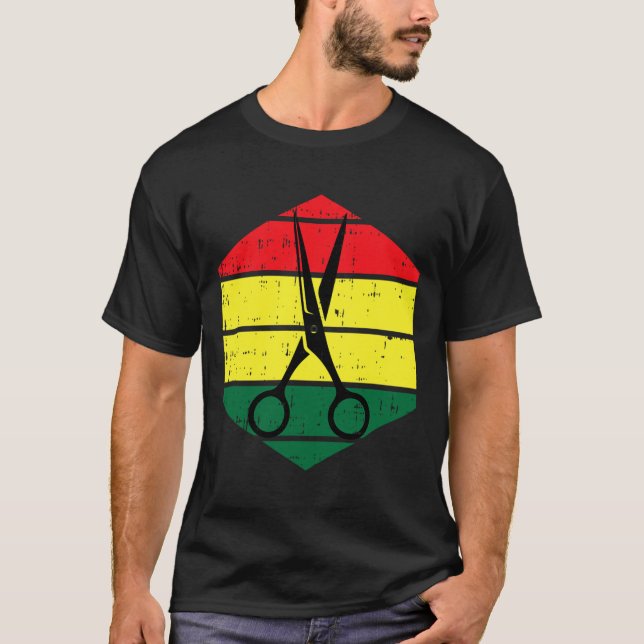 Camiseta Hair-stylist Junetdecis Blm Black History Hairdres (Anverso)