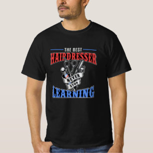 Camiseta Hair Stylist Scissors Barber Hairdresser Hair Gift