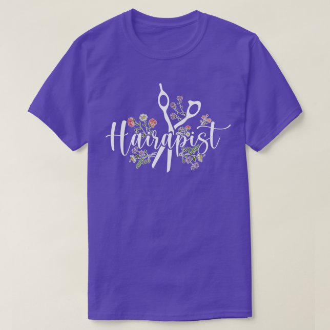 Camiseta Hairapist Hair Stylista (Diseño del anverso)