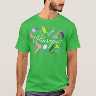 Camiseta Hairapist Hairdresser Hair Stylist Barber Design O