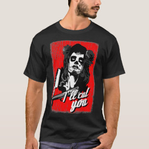 Camiseta Hairdresser Barbering Razor Sugar Skull