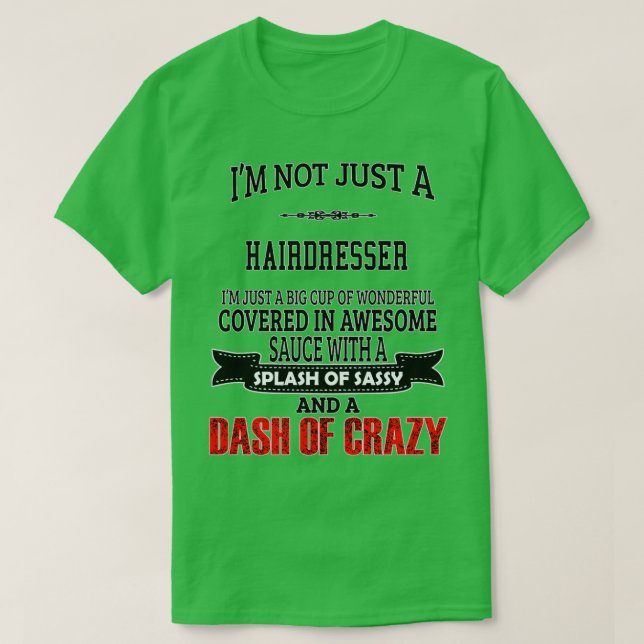 Camiseta Hairdresser Funny Hairdresser GiftPresent 2 (Diseño del anverso)