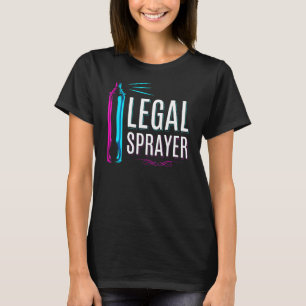 Camiseta Hairdresser Hairspray Legal Sprayer Hair Sty